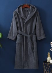 Махровый хлопковый халат в японском стиле / арт. 254-73