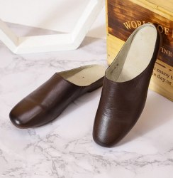 Кожаные туфли мюли / арт. 257-117