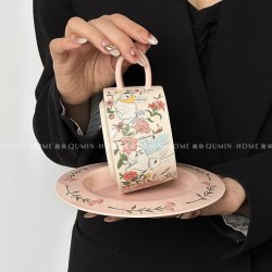 Кофейная чашка с блюдцем «В гостях у Кролика» / арт. 276-18