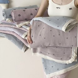 Покрывало из лиоцелла "Звездная пыль" (тенсель/хлопок, 150*200 см.) / арт. 279-35
