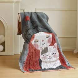 Плед полотенце из многослойной марли / арт. 279-86