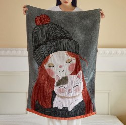 Плед полотенце из многослойной марли / арт. 279-86