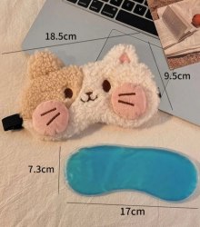 Маска для сна с охлаждающим пакетом "Котик" / арт. 284-67