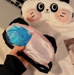 Маска для сна с охлаждающим пакетом "Котик" / арт. 284-67