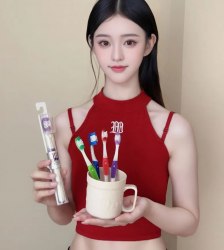 Зубная щетка (в пластиковом чехле) / арт. 283-21