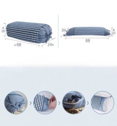 Подушка хлопковая с гречихой MUJI (Япония) / арт. 282-43