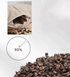 Подушка хлопковая с гречихой MUJI (Япония) / арт. 282-43