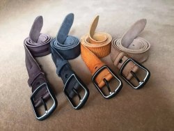 Кожаный ремень ручной работы (в коробке) / арт. 284-15