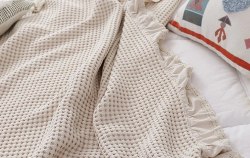 Покрывало хлопковое "Waffle", 150*200 см. / арт. 284-32