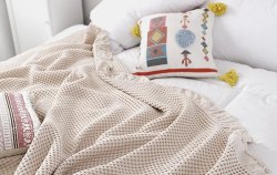 Покрывало хлопковое "Waffle", 150*200 см. / арт. 284-32