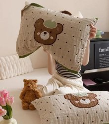 Накидка на подушку из многослойной марли (лист, 1 шт.) / арт. 283-69