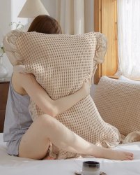 Наволочка хлопковая "Waffle" / арт. 284-33