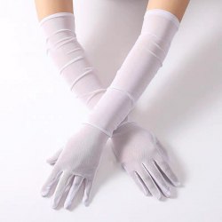 Перчатки длинные "Вуаль ZERO" / арт. 286-61б