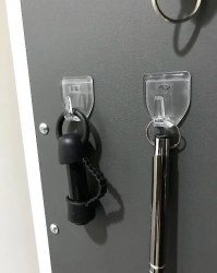 Крючок прозрачный KOKUBO (2 шт., Япония) / арт. 283-105