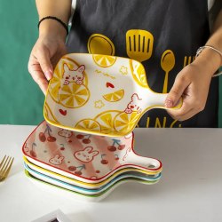 Тарелка с ручкой "Кошачья принцесса" / арт. 288-49