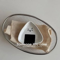 Тарелка соусник "Удивленный Онигири" / арт. 288-37