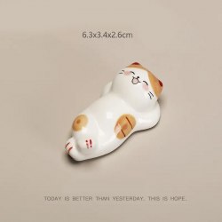 Керамическая статуэтка "Счастливый кот" (подставка) / арт. 289-145