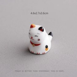 Керамическая статуэтка "Японский кот удачи" (подставка) / арт. 289-141