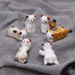 Керамическая статуэтка "Рыжий кот" (подставка) / арт. 289-139