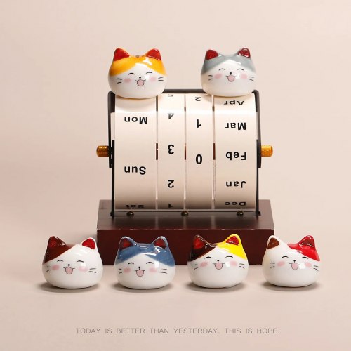 Керамическая статуэтка "Кошачья голова" (подставка) / арт. 289-138