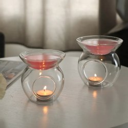Подсвечник из стекла для ароматерапии / арт. 289-137