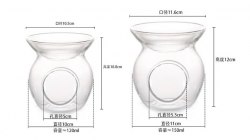 Подсвечник из стекла для ароматерапии / арт. 289-137
