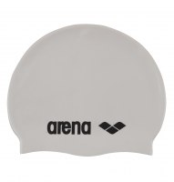 Шапочка Arena Classic Silicone цвет серый детский