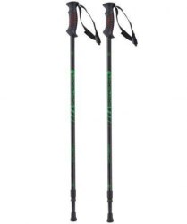 Палки для скандинавской ходьбы Berger Oxygen 2-секционные черно-зеленый 77-135 см