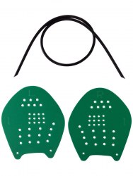 Лопатка для плавания " Longsail Target" (L ; зеленые )