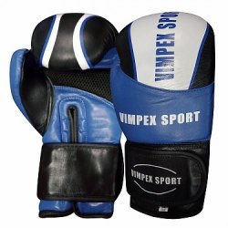 Перчатки Vimpex Sport Синие 3033 для бокса 10 ун.