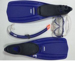 Комплект для плавания Китай ласты маска трубка speed-x Sr 42-43 44-45 46-47