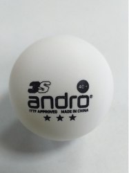 Мяч для настольного тенниса Andro Speedball 3зв. 3S 40+