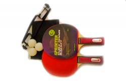 Настольный теннис набор для игры в настольный теннис BR33 2-ракетки+3шарика+крепление и сетка
