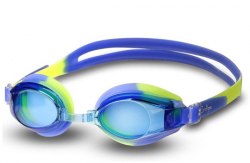 Очки для плавания INDIGO 103-G-Y-BL желтые синие