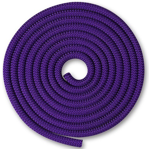 Скакалка INDIGO гимнастическая, 3м, SM-123-3 красный фиолетовый желтый