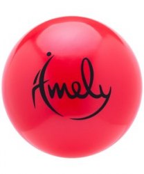 Мяч для художественной гимнастики Amely 15 см, 280 гр, розовый AGB-301-15-PI зеленый фиолетовый