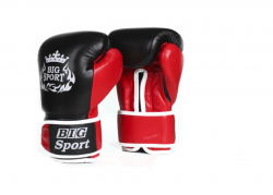 Перчатки BigSport D103 для бокса 14 унц. черные