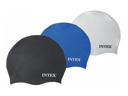 Шапочка для плавания INTEX силикон арт 55991