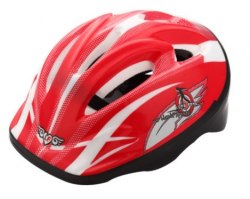 Шлем защитный для роликовых коньков Fora LF-0278-R, цвет: красный