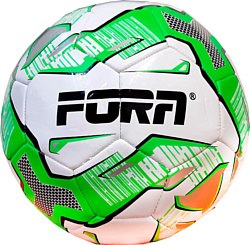 Мяч футбольный Fora FS-1001B №5 (белый\зеленый)