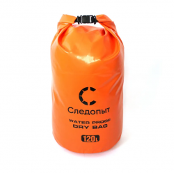 Гермомешок Следопыт Dry Bag" без лямок, 120 л, цв. оранжевый, хаки