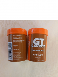 Мазь держания для лыж VAUHTI GT CARROT -1|-6 С 45 гр артикул EV367-GTC