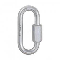 Карабин-рапид Vento Вспомогательный 6мм стальной овальный, цинк vnt 1133