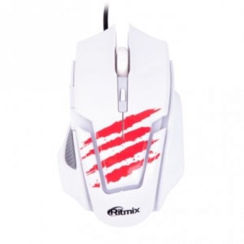 Мышь Ritmix ROM-350, Белый ,Mouse optical