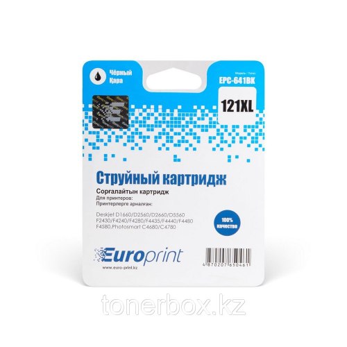 Картридж, Europrint, EPC-641BK, №121xl