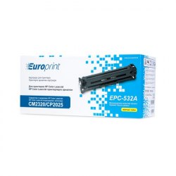 Картридж, Europrint, EPC-532A, Жёлтый, Для принтеров HP Color LaserJet CM2320/CP2025, 2800 страниц.