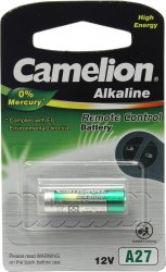 Батарейка Camelion A27, [A27-BP5] alkaline, 12V, [A27-BP5]