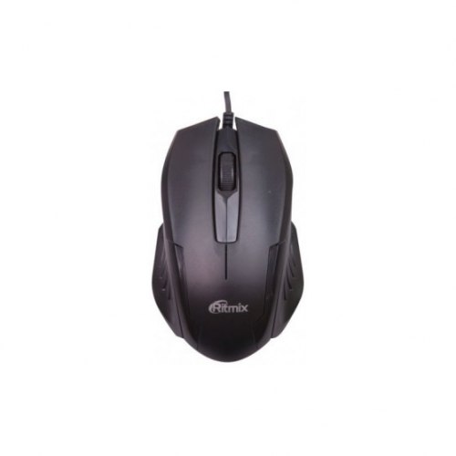 Мышь Ritmix ROM-300, Черный ,Mouse optical, 2+1 buttons, USB, 800dpi, black