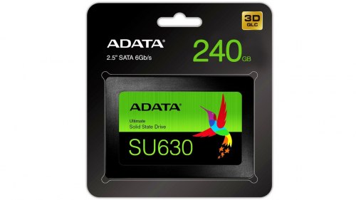 Твердотельный накопитель SSD ADATA Ultimate SU630, 240 GB SATA ASU630SS-240GQ-R, SATA 6Gb/s, 3D QLC