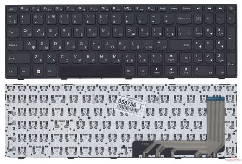 Клавиатура для ноутбука Lenovo IdeaPad 110-15ISK, RU, черная